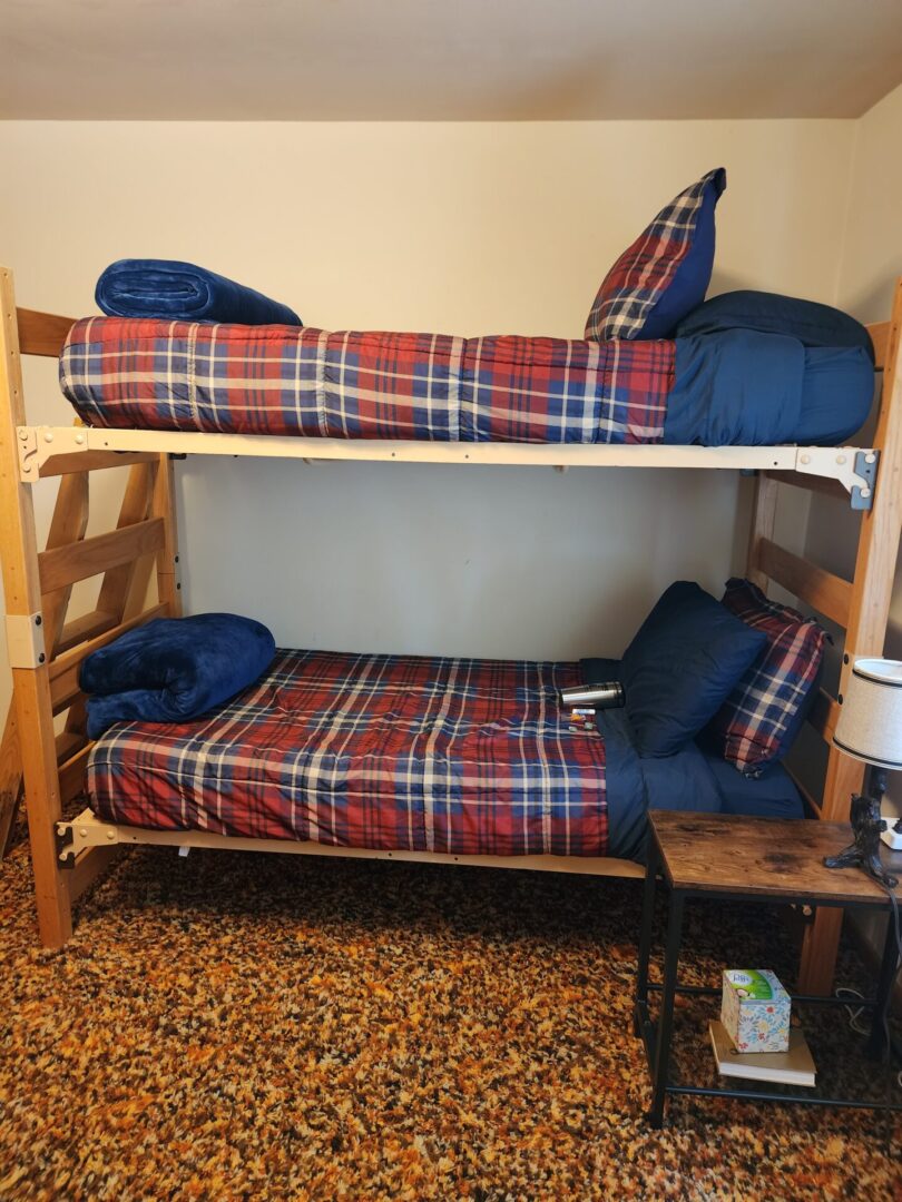 Full Wooden double Bunk Bed Mattress