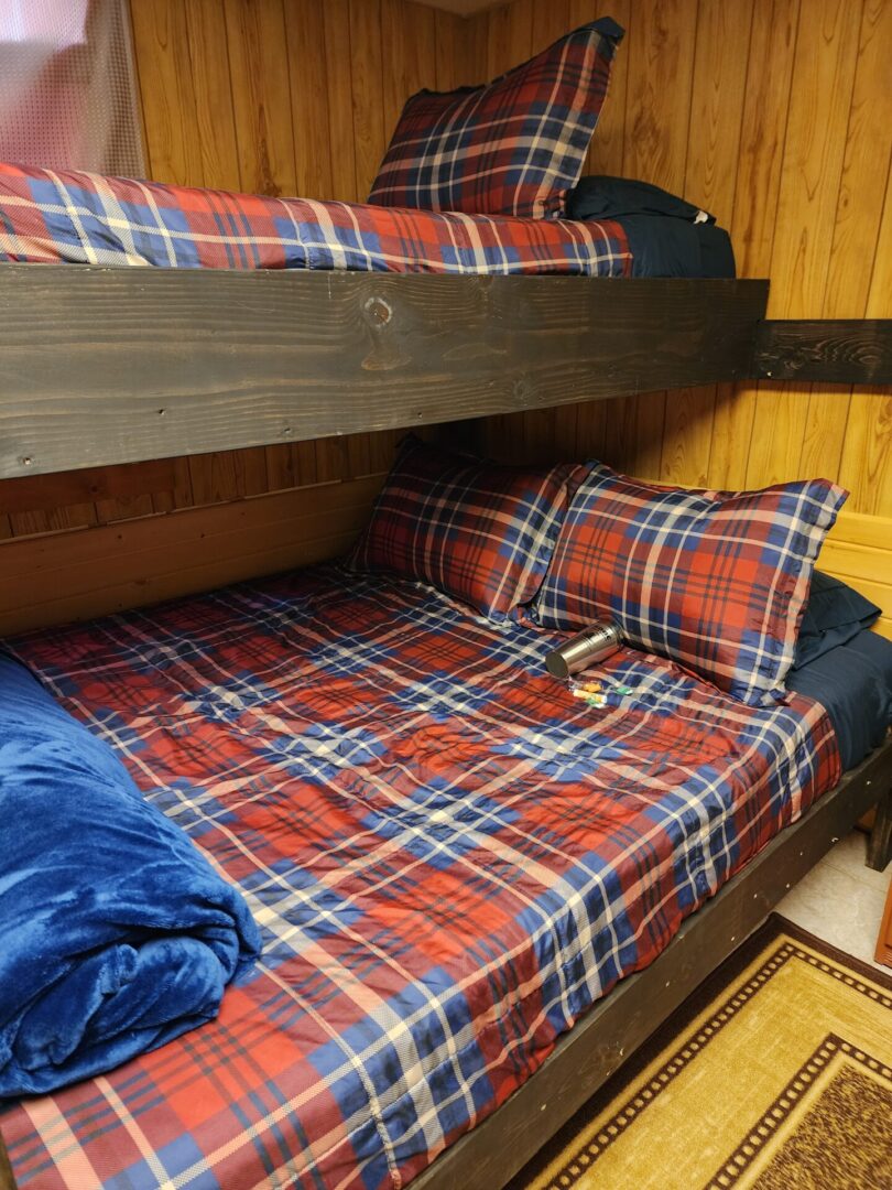 Single Wooden Bunk Beds at Field